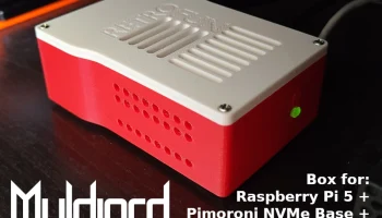 Корпус Raspberry Pi 5 NVMe (с базовой платой Pimoroni NVMe)