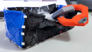 Ткань с 3D-печатью - сумка 6