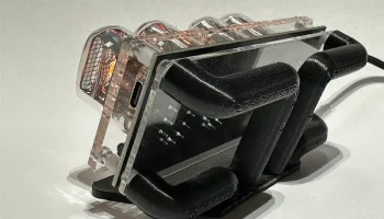 Крепление для ламповых часов IN-12 Nixie, стиль стимпанк... 6