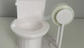 Забавный диспенсер для туалетной ленты 1