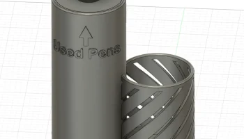 Подставка для ручек, безопасная от COVID, с контейнером д... 1