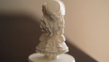 Готическая девушка в стиле чиби - миниатюра для 3D-печат... 2