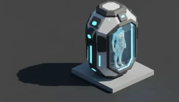 Низкополигональная криокамера