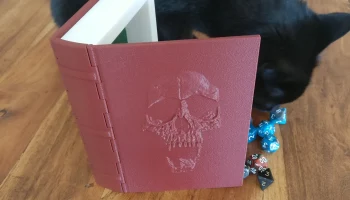 Книга-череп для игральных костей или конфет. Защелкиваетс... 4