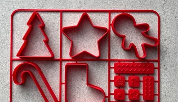 Рождественская открытка с формочками для печенья 1
