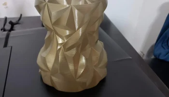 Округлая Граненая Ваза