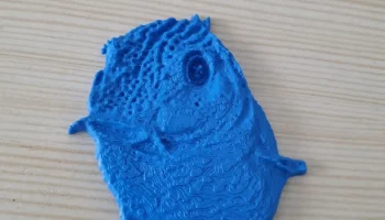птица рыба /биш 3d изображение