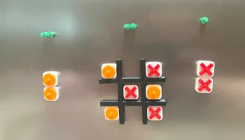 Игра "Крестики-нолики на холодильник" (поддерживает магни...