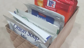 Большой кухонный органайзер для пакетов
