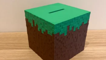 Копилка блоков травы Minecraft 4
