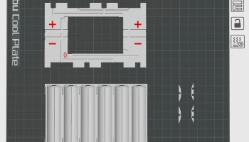 (WIP) Power Bank 3S2P "6 в ряд" Корпус с разъемом 18650 ... 1