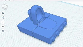 подвесной унитаз lego 2