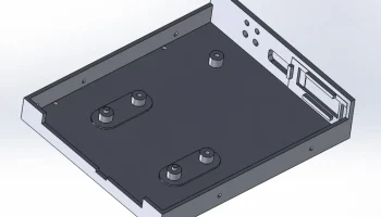 Внутренний корпус Gotek 3-1/2 дюйма с 0,91-дюймовым OLED... 2