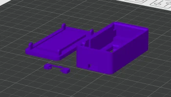 Корпус Lilygo T-Display ESP32 с аккумулятором 1