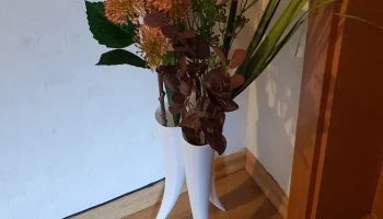 деко ваза из рога
