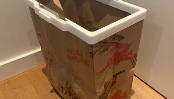 Hands-Free Paper Bag Holder 1