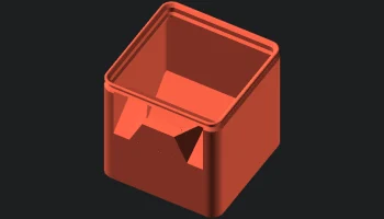 Спиральная ваза Gridfinity в OpenSCAD 1