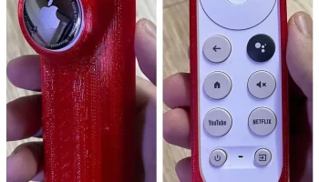 Чехол Chromecast с пультом Google TV + Apple AirTag