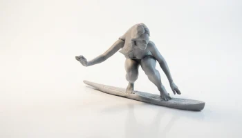 Фигурка девушки-серфера, женская спортивная фигурка для ... 2
