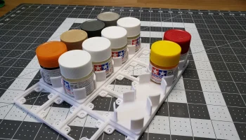 Корзина Gridfinity - краска Tamiya/держатель для бутылок....