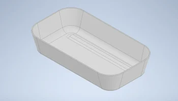 Простой лоток - 200x110x40 мм 5