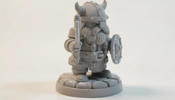 Фигурка Chess Viking Pawn, 3D-печать 1