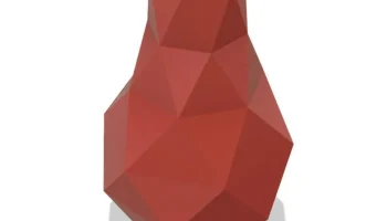 Низкополигональная ваза 1
