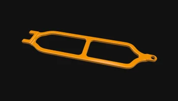 Держатель батареи Traxxas Slash V2 1