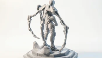 Механическая фигурка Человека-паука. Коллекционная 3D-пе... 4