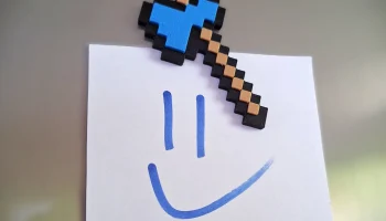Магнит для топора Minecraft - защелкивается! АМС НЕ НУЖЕН...