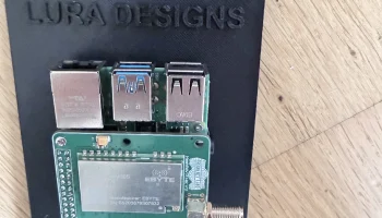 Raspberry Pi 4 mount for Biltema kopplingsdosa Artnr. 46... 5