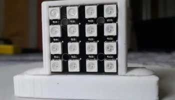 Часы WS2812 из спичечных коробков 7