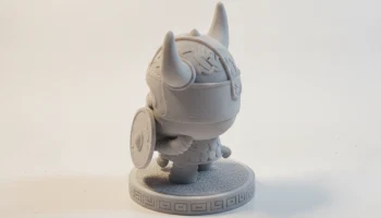 Фигурка Chibi Cute Viking Warrior V3 для 3D-печати 3