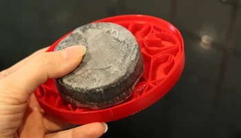 Мыльница, изготовленная с индивидуальным узором заполнения.