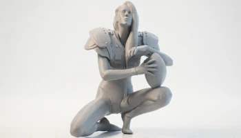 Спортивная фигурка девушки НФЛ Женские фигурки для 3D-пе... 2