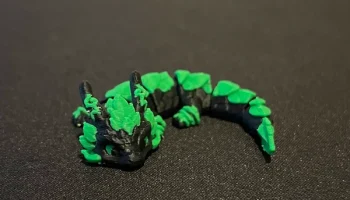 Flexi Shadowgrove Dragon, милое шарнирное существо 3