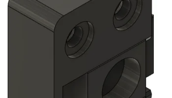 Магнитный замок в ручке передней панели для BambuLab X1C 8
