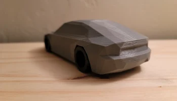 Низкая полигонизация 2018 Audi RS7 2