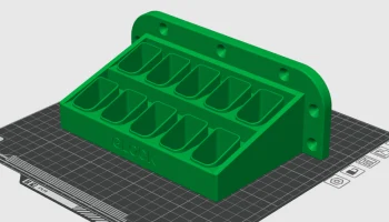 Двойной настенный держатель для журналов Glock (вариант ... 1