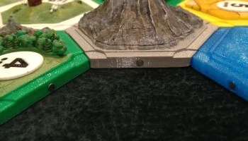 Плитки ландшафта Catan, модифицированные для цилиндрическ...