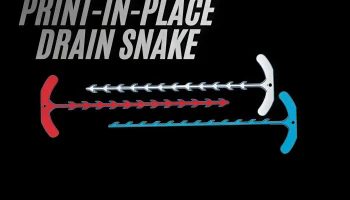 Reusable Drain Snake & Clog Removal (T-Handle,PiP) 1