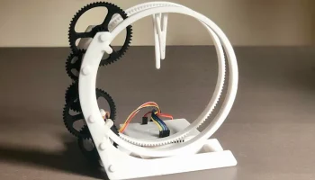3D-печатные голографические часы с Arduino 1