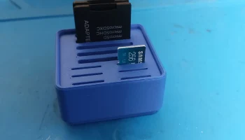 Держатель карты Gridfinity Micro/SD с внутренними магнита...