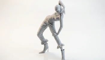 Модная фигурка девушки, женская фигура, 3D-печать 1
