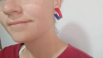 Магнитные серьги в форме магнита....... 1