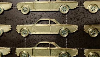Плоская модель Corvair Early Model (магнит или настенное ...