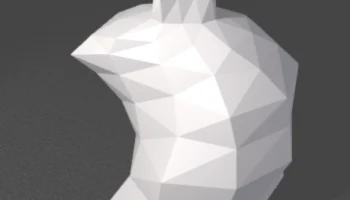 Low Poly Abstract Vase