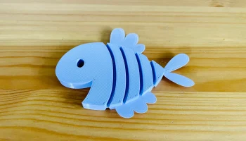 Плавающая гибкая рыбка Happy Fish 8