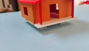 3D-печатный домик/укрытие для аквариумных рыбок (легкая п...