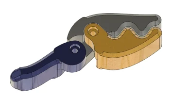 Зажим для сумки Curvy Cam Lock - M3 remix 3